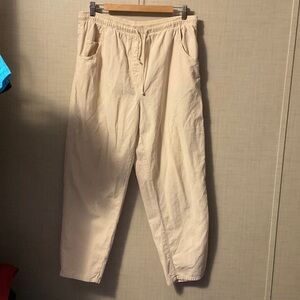 Men's Casual Cream Joggers